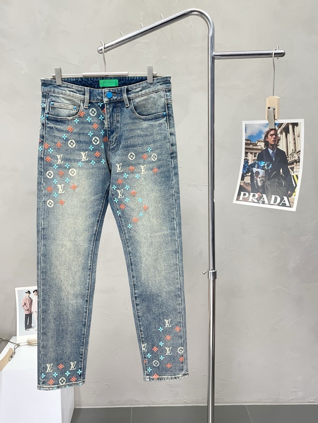 루이비통 데님 바지 팬츠
