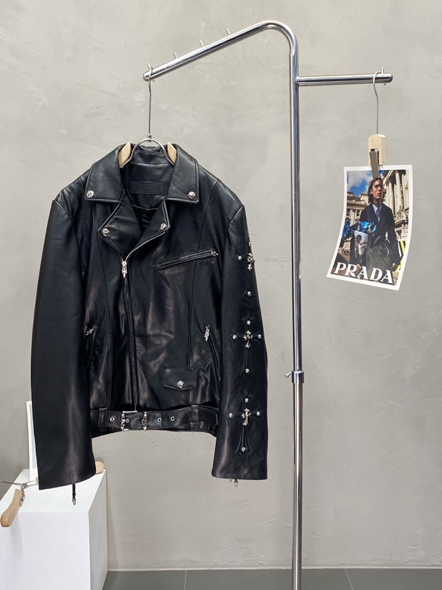 크롬하츠 라이더 가죽 자켓 재킷