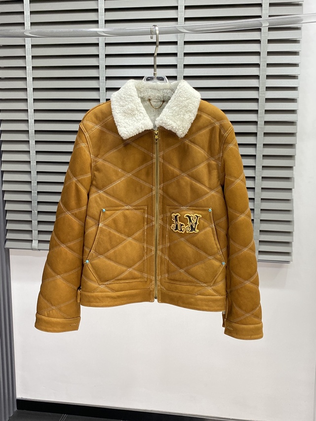 루이비통 스웨이드 가죽 자켓 재킷 무스탕