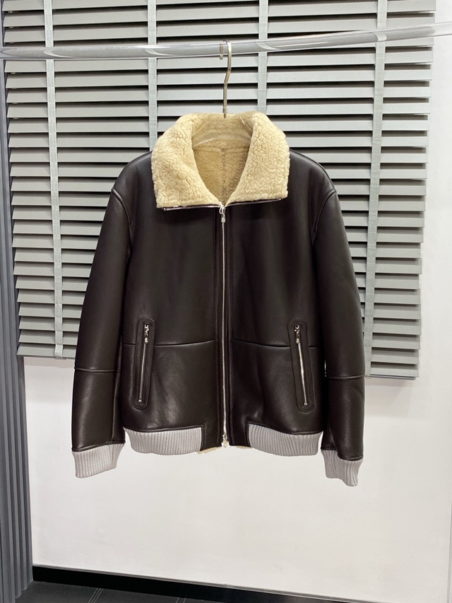 브루넬로 쿠치넬리 가죽 자켓 재킷 무스탕