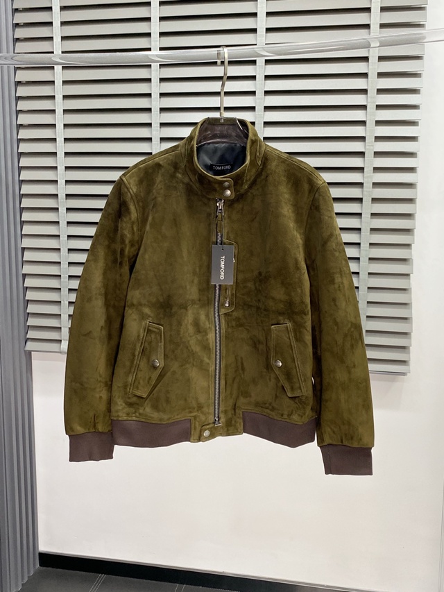 톰포드 스웨이드 가죽 자켓 재킷
