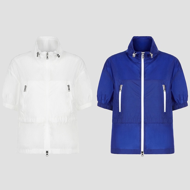 지포어 여성 반팔 바람막이 점퍼 2칼라