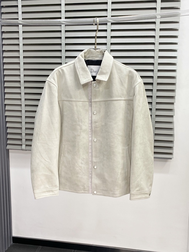 디올 스웨이드 가죽 자켓 재킷