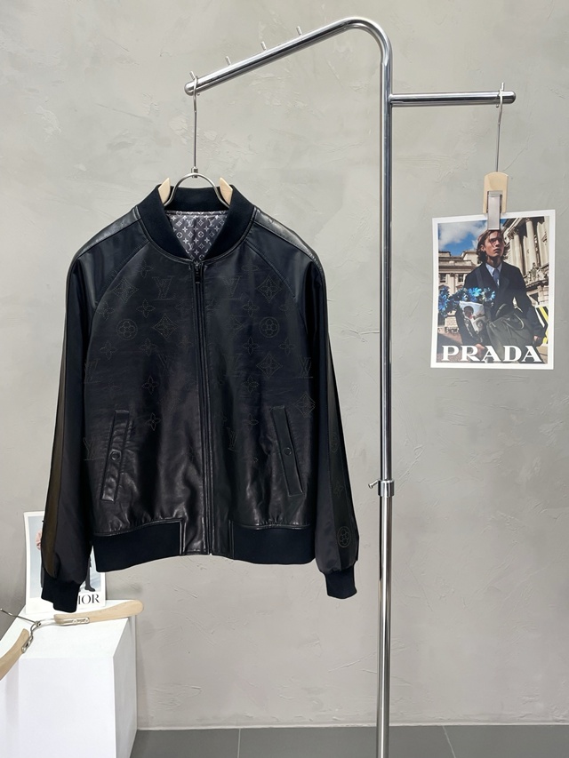 루이비통 모노그램 가죽 자켓 재킷 아우터