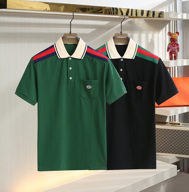 구찌 폴로 셔츠 카라 반팔티 737656 2칼라