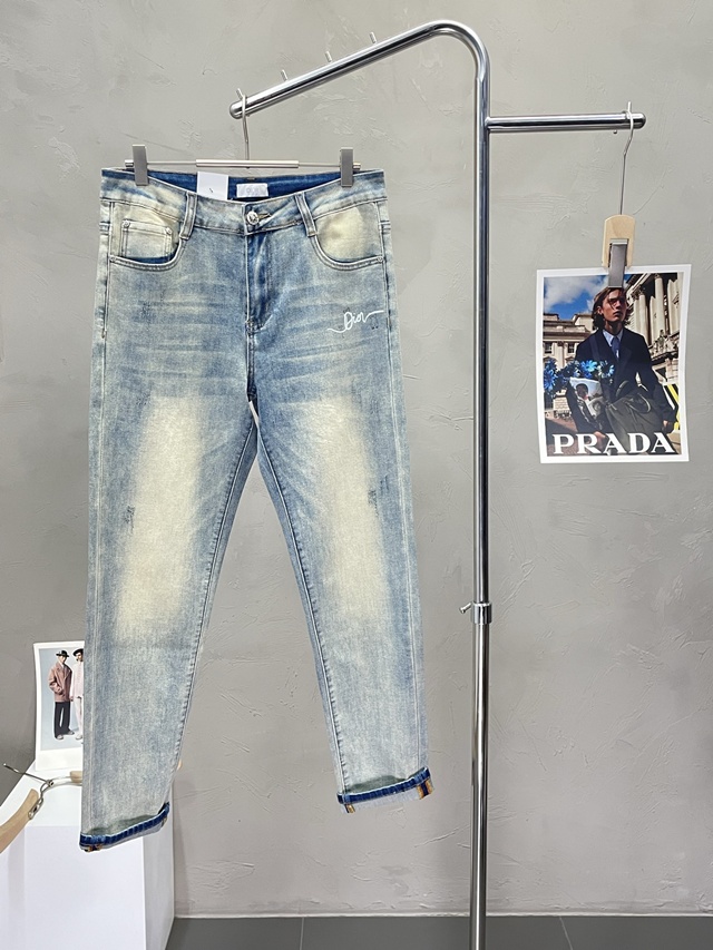 디올 데님 바지 팬츠