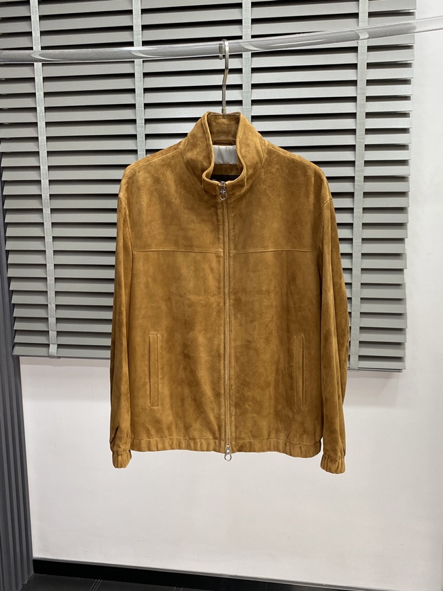 로로피아나 스웨이드 가죽 자켓 재킷