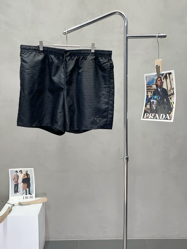 프라다 삼각로고 밴딩 쇼츠 반바지