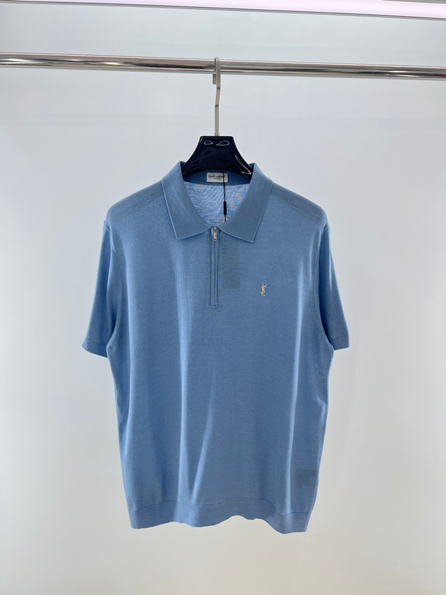 생로랑 폴로 셔츠 카라 반팔티