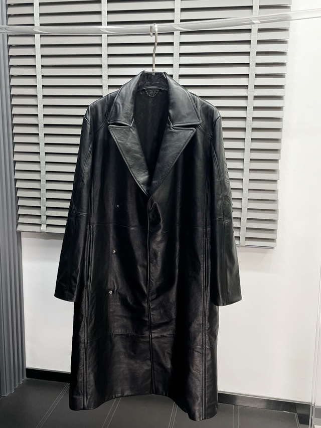 루이비통 LV VERS 롱 가죽 자켓 재킷 코트