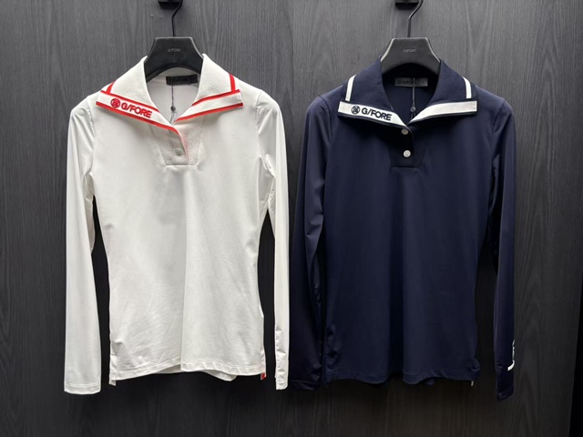 지포어 여성 이너 긴팔티 2칼라