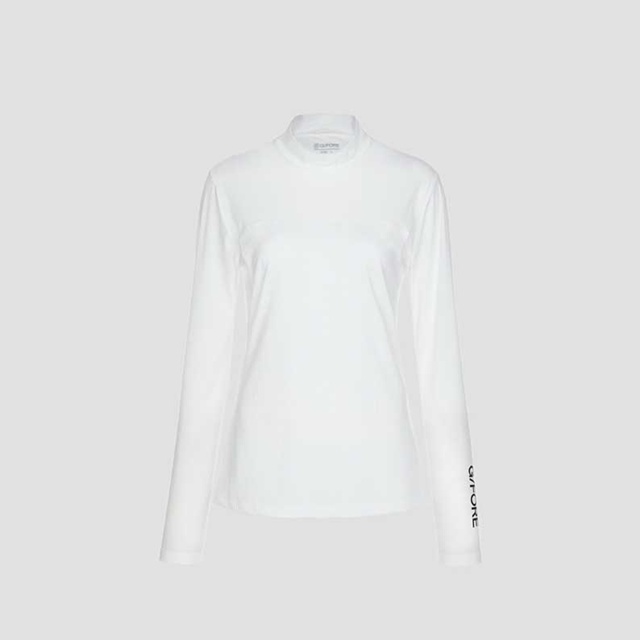 지포어 하이넥 여성 이너 긴팔티