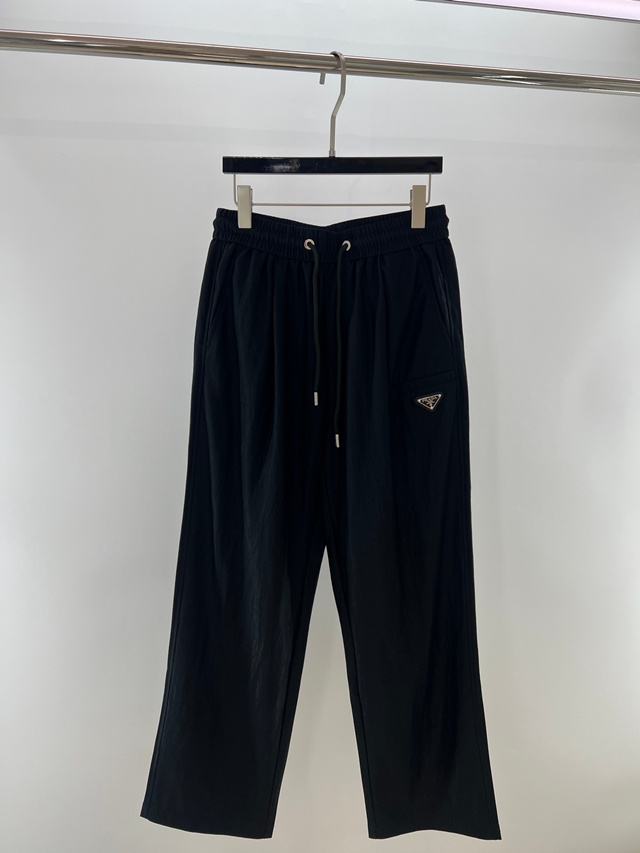 프라다 텐셀면 린넨 밴딩 바지 팬츠