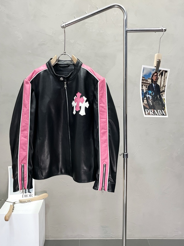 크롬하츠 가죽 자켓 재킷