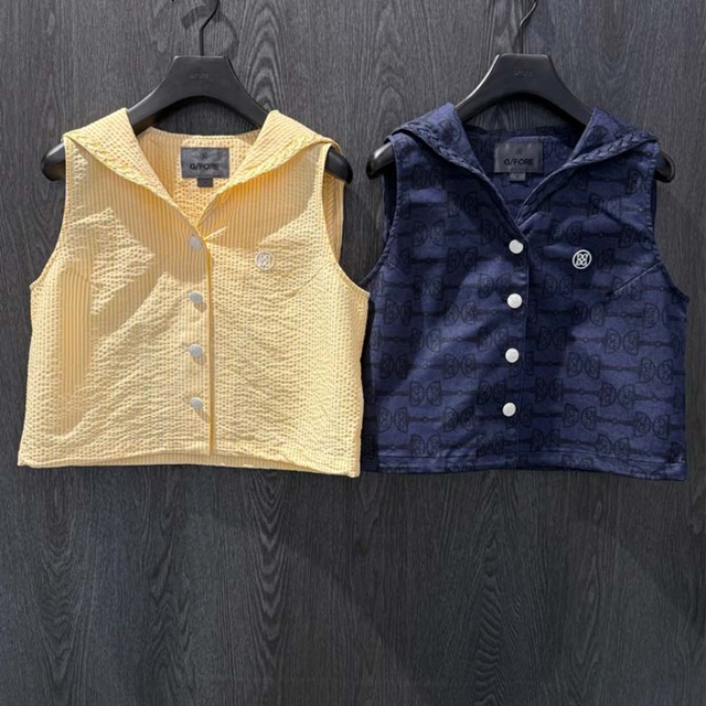 지포어 쇼트 베스트 여성 조끼 2칼라