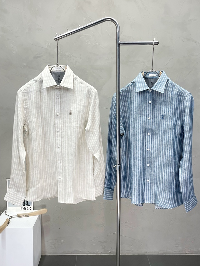 브루넬로 쿠치넬리 긴팔 셔츠 남방 2칼라