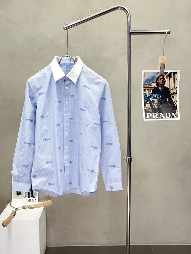 구찌 긴팔 셔츠 남방 2칼라