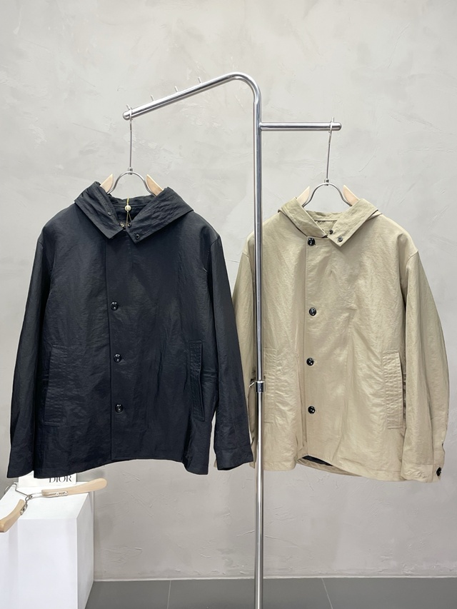 로로피아나 후드 재킷 집업 점퍼 2칼라