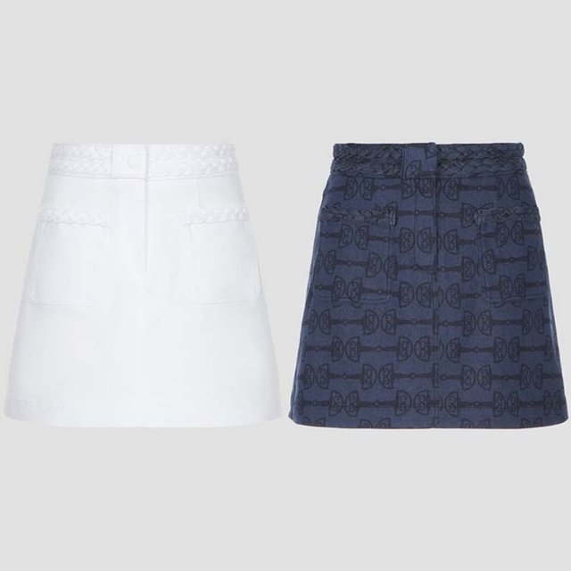지포어 여성 스커트 2칼라