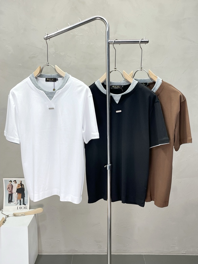 로로피아나 반팔 티셔츠 3칼라