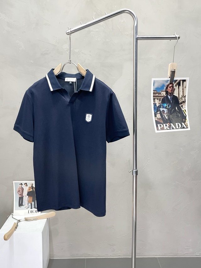 브루넬로 쿠치넬리 폴로 셔츠 카라 반팔티