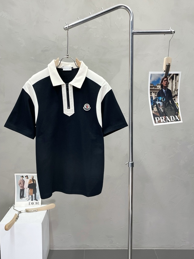 몽클레어 남성 폴로 셔츠 카라 반팔티 3칼라