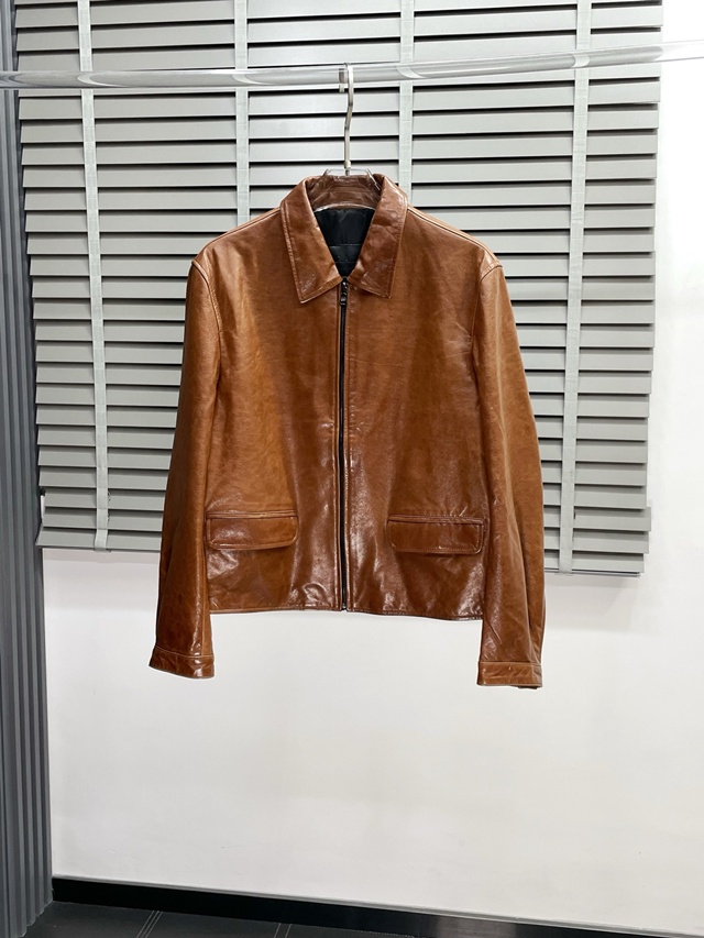 프라다 가죽 자켓 재킷