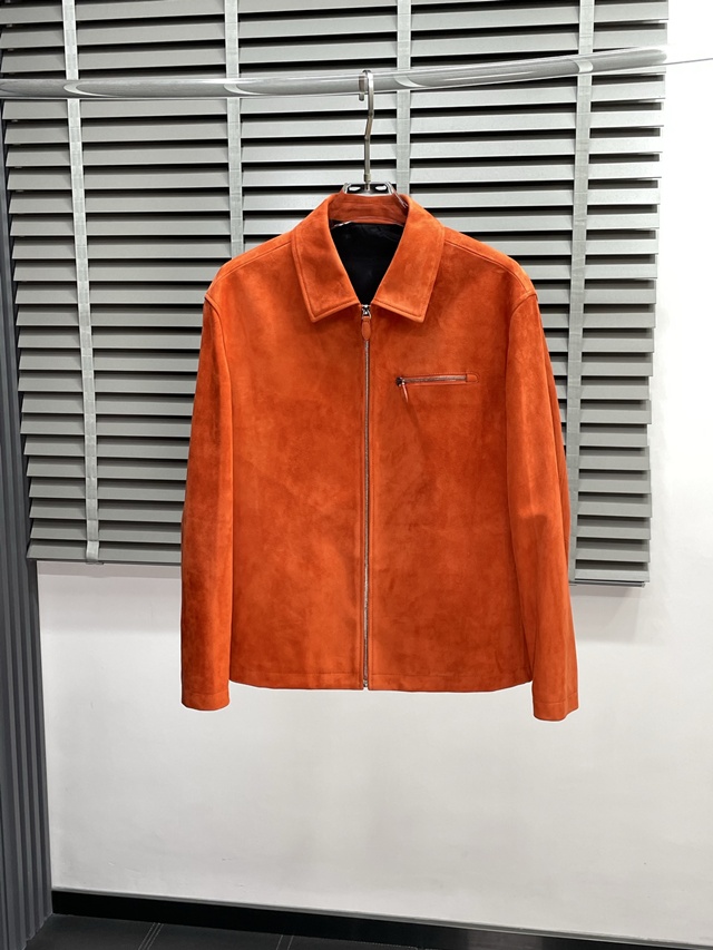 벨루티 스웨이드 가죽 자켓 재킷