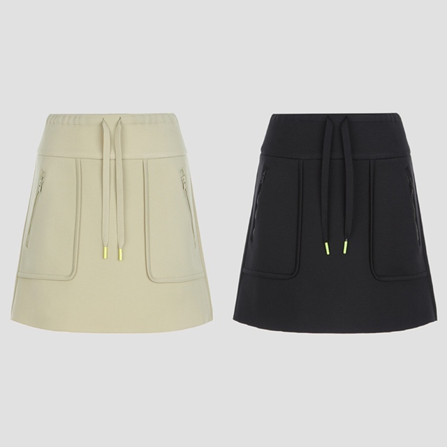 지포어 여성 니트 스커트 2칼라