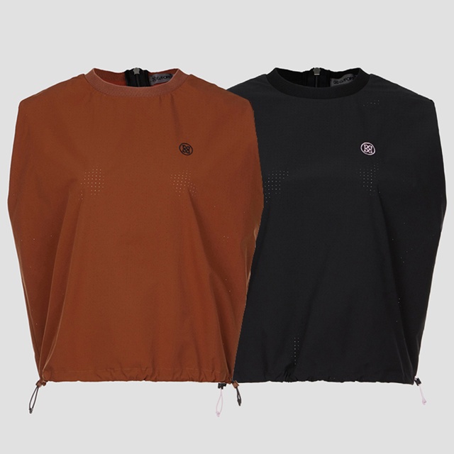 지포어 민소매 여성 티셔츠 2칼라