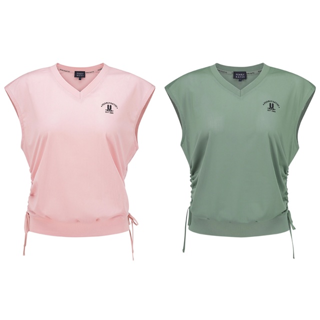 파리게이츠 민소매 여성 티셔츠 2칼라