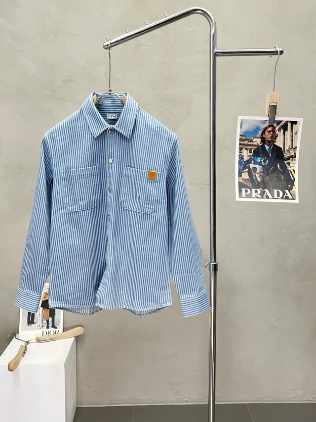 로에베 스트라이프 셔츠 남방