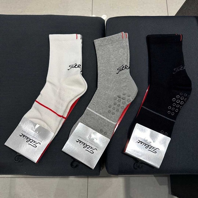 타이틀리스트 남성 삭스 양말 3칼라