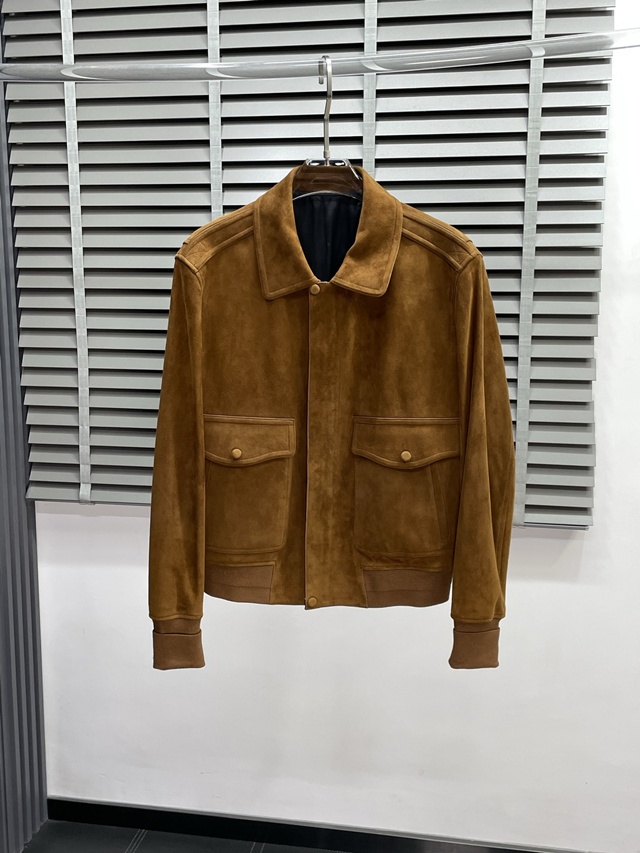 벨루티 스웨이드 가죽 자켓 재킷