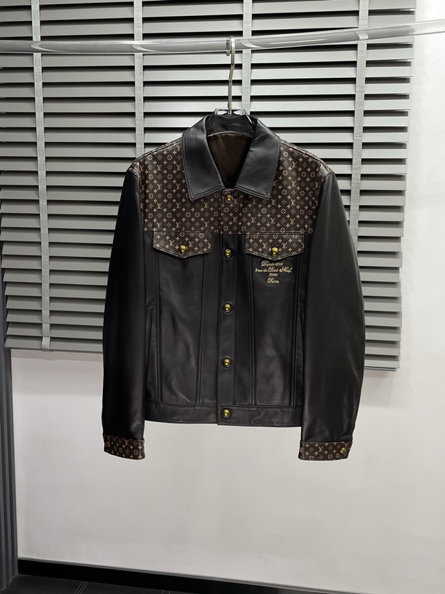 루이비통 모노그램 가죽 자켓 재킷