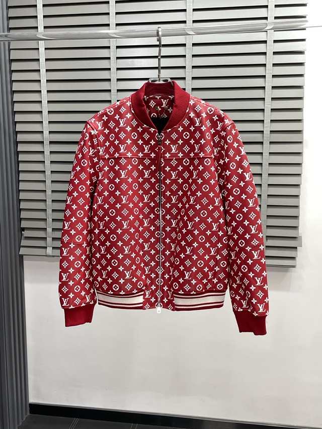 루이비통 슈프림 가죽 자켓 재킷