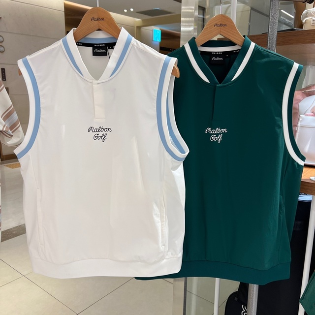 말본 남성 베스트 조끼 2칼라