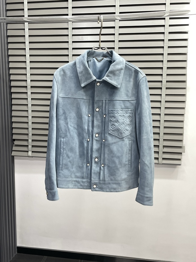 루이비통 스웨이드 가죽 자켓 재킷