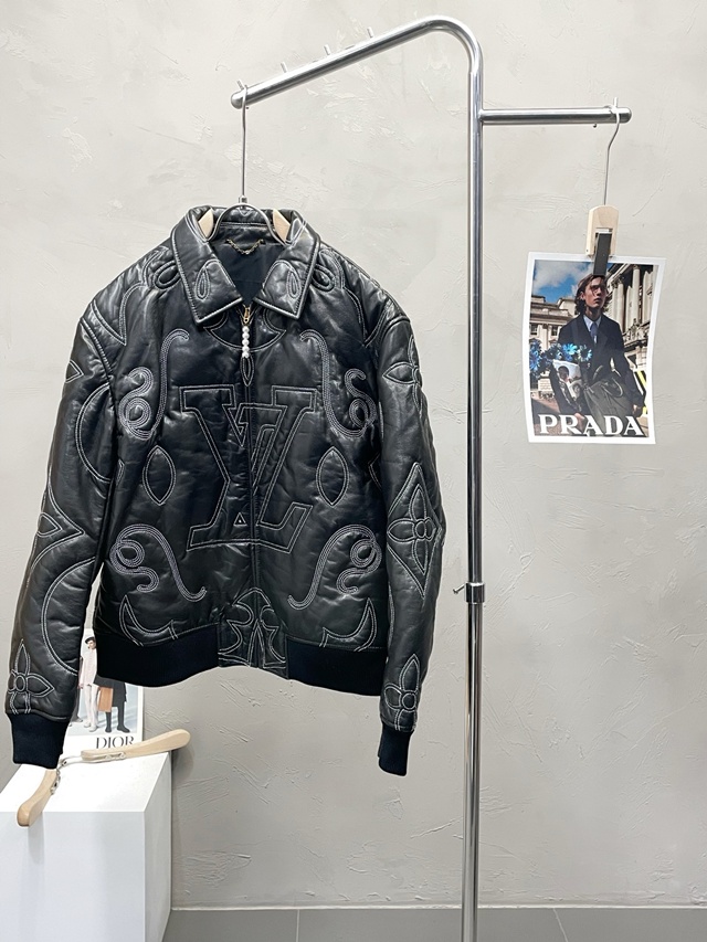 루이비통 가죽 자켓 재킷