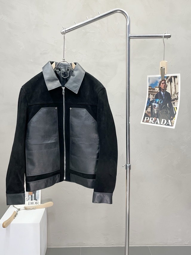 루이비통 가죽 자켓 재킷