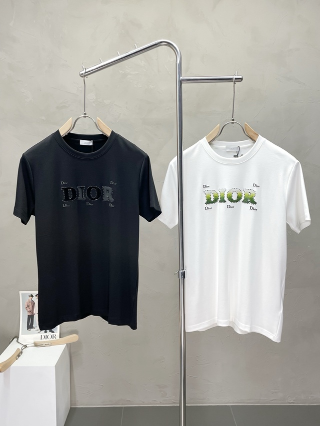 디올 로고 반팔 티셔츠 2칼라