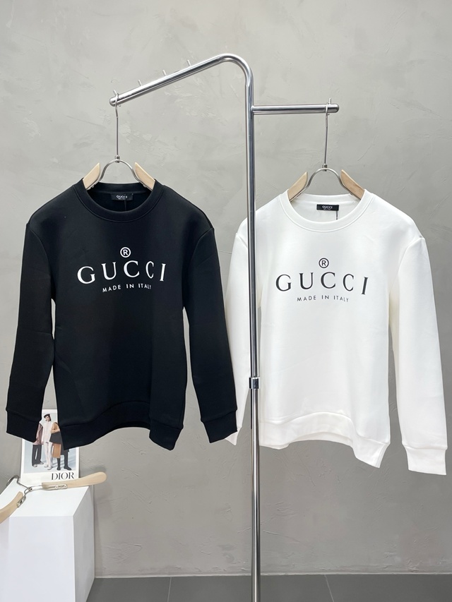 구찌 로고 긴팔티 3칼라