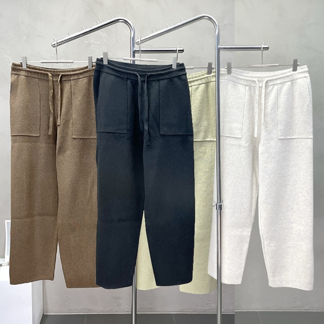 로로피아나 슬랙스 밴딩 바지 팬츠 4칼라