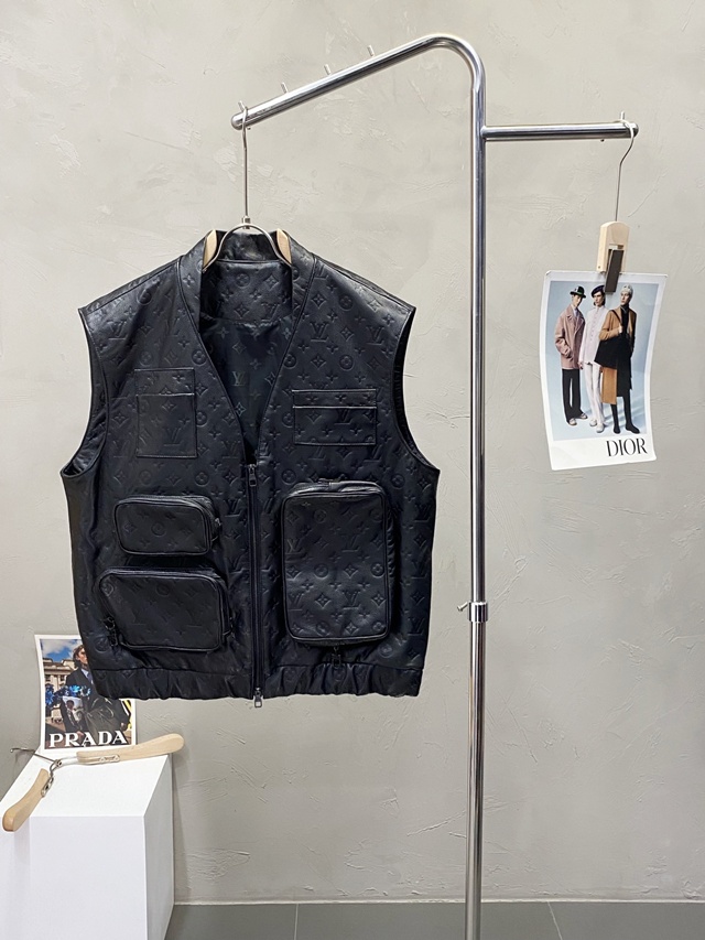 루이비통 모노그램 가죽 베스트 조끼