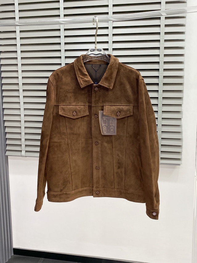 루이비통 스웨이드 가죽 자켓 재킷