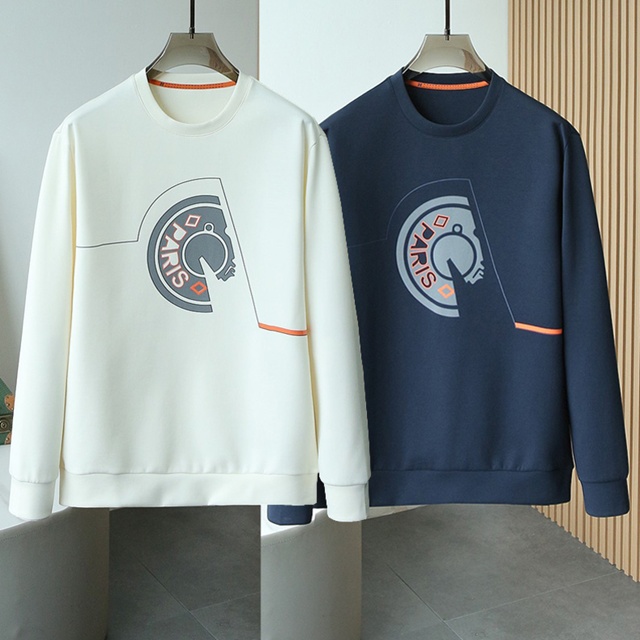 에르메스 긴팔티 라운드티 2칼라