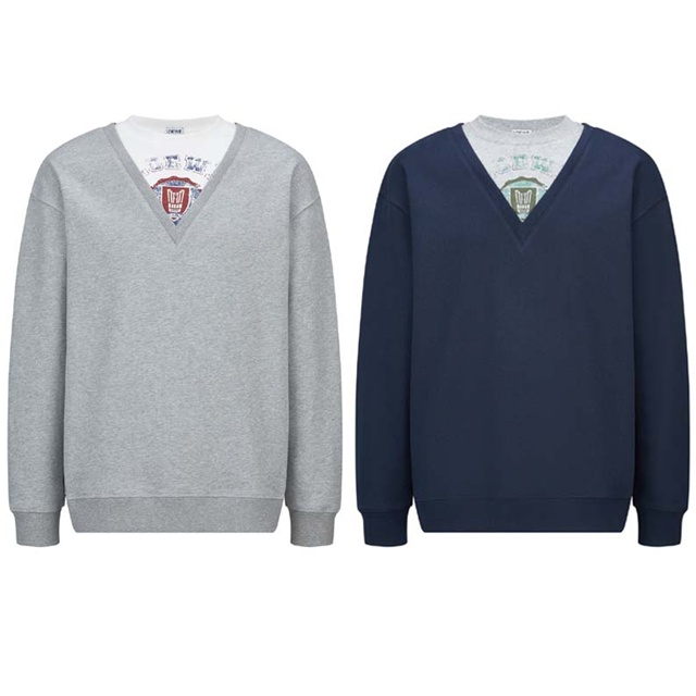 로에베 스웨트셔츠 맨투맨 라운드티 2칼라