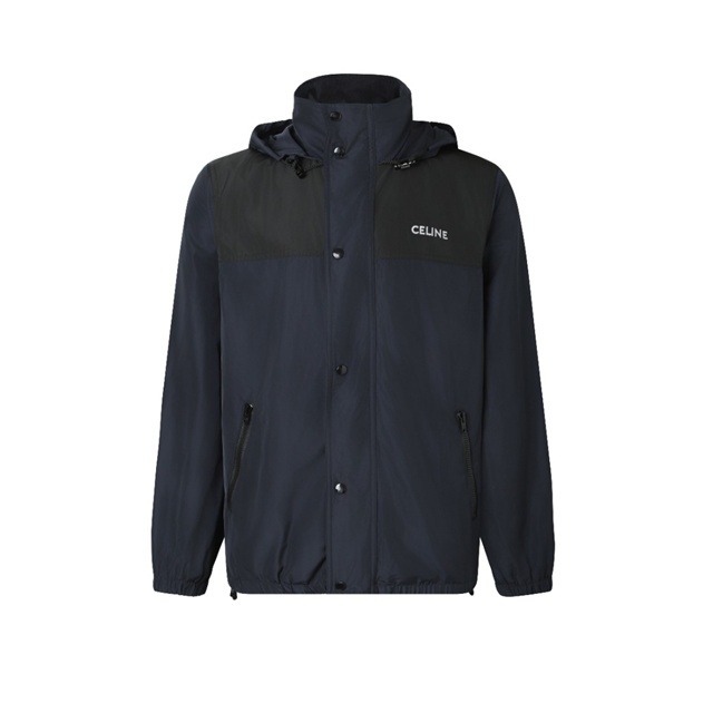 셀린느 후드 바람막이 나일론 윈드브레이커 RV0SV0K56