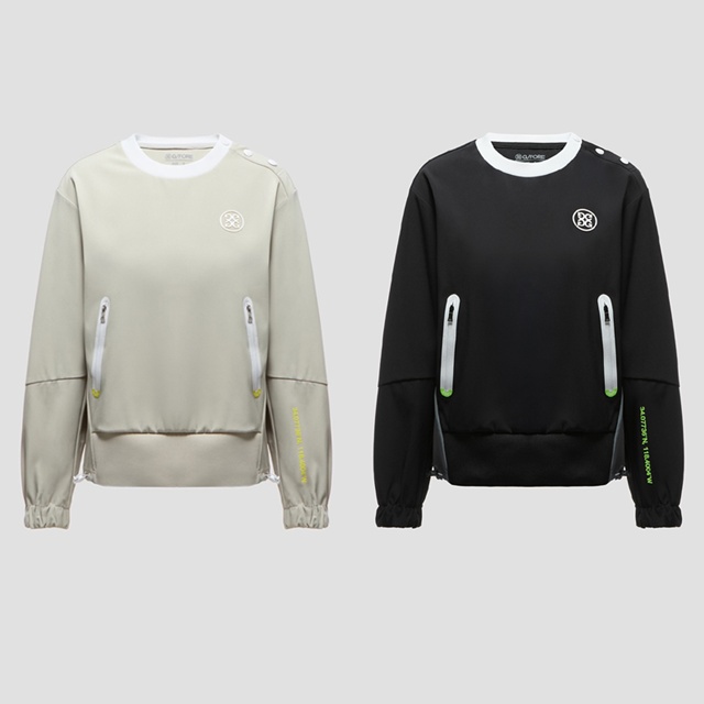 지포어 여성 스웨트셔츠 맨투맨 라운드티 2칼라