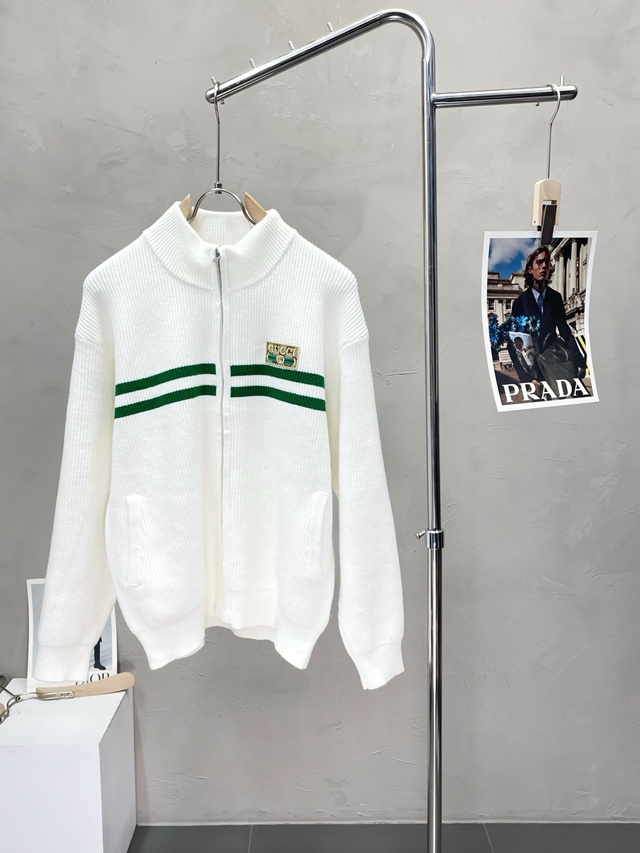 구찌 니트 집업 자켓 재킷